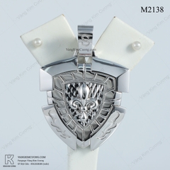 Mặt dây nam vàng 18k M2138