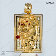 Mặt dây nam vàng 16k M2140