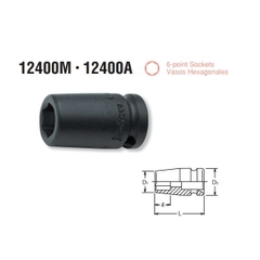 Đầu khẩu Koken 1/4 inch 12400M