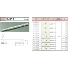 Đầu bits hình sao BiX B-31T