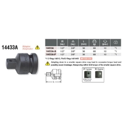 Đầu chuyển 1/2 ra 3/8 14433A