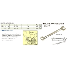 Cờ lê tuyo phanh MZ10-10X12