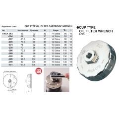 Bát tháo cốc lọc dầu AVSA