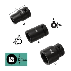 Đầu khẩu 1/2 tiêu chuẩn NAC 417