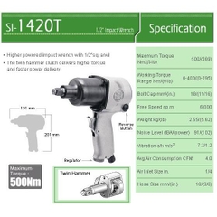 Súng vặn ốc 1/2 inch SI-1420T