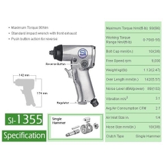 Súng vặn ốc 3/8 inch SI-1355