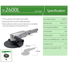 Máy mài Shinano loại 7" SI-2600L