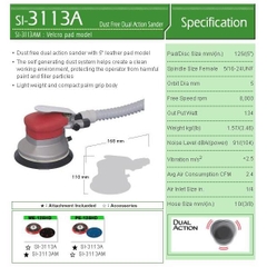 Máy chà nhám tròn SI-3113AM