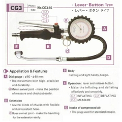 Đồng hồ bơm lốp Condor CG3-10