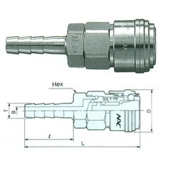 Đầu nối nhanh NAC 22SH