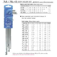 Bộ lục giác hệ inch TEL-S9ZD