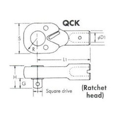 Đầu lục giác chìm Kanon dòng HCK