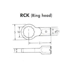 Đầu cờ lê mở Kanon dòng SCK