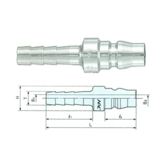 Đầu nối nhanh NAC 22PH