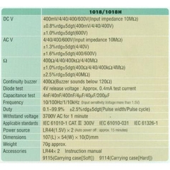 Đồng hồ đo điện Kyoritsu K1018