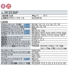 Bộ dụng cụ KTC SK3531P