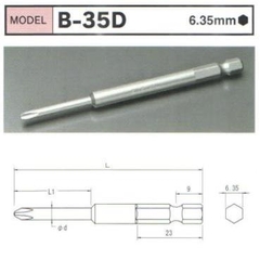 Đầu bits tô vít 4 cạnh B-35D