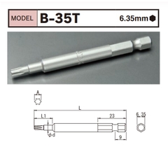 Đầu bits hình sao BiX B-35T