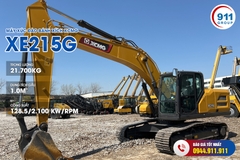 Máy xúc đào bánh xích XCMG gầu 1.0 m3 Model: XE215G