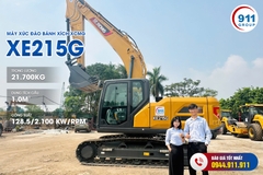 Máy xúc đào bánh xích XCMG gầu 1.0 m3 Model: XE215G