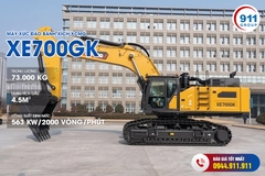Máy xúc đào bánh xích XCMG gầu 4.5 m3 Model: XE700GK