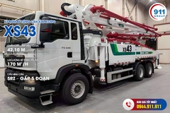 Xe bơm bê tông cần 43M XCMG Model: XS43 | 911 Group