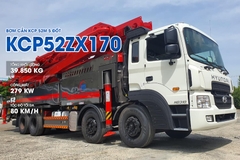 Bơm cần KCP 52M 5 đốt - KCP52ZX170 xe cơ sở Hyundai HD360