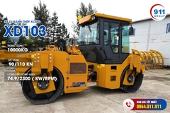 Xe lu bánh thép XCMG tải trọng 10 Tấn. Model: XD103