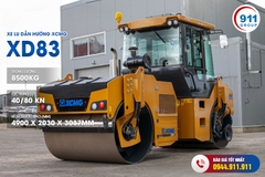 Xe lu dẫn hướng XCMG tải trọng 8,5 Tấn. Model: XD83