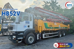 Xe bơm bê tông XCMG cần 52m giá tốt |  911Group