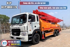 Bơm cần KCP 38M 4 đốt - KCP38RX170 xe cơ sở Hyundai HD260