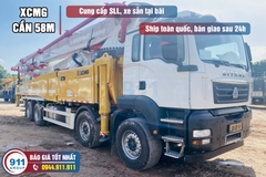 Bơm cần XCMG 58M - Bán Xe Bơm bê tông cần 58M XCMG