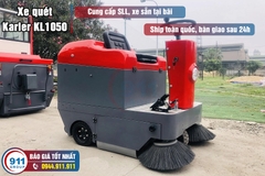 Xe quét hút bụi Karler - Bán xe quét nhà xưởng Karler KL1050