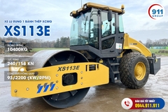 Xe lu rung 1 bánh thép XCMG tải trọng 10,4 Tấn. Model: XS113E