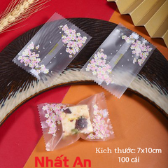 Túi hàn miệng HOA SAKURA 7x10cm