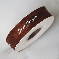 Ruy băng Just for you màu nâu