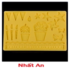 Khuôn silicone tạo hình trang trí fondant