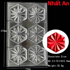 Khuôn socola bonbon hình lục giác