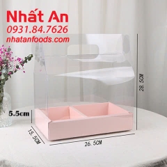Hộp Vali đựng bánh hoa (Có 2 màu)