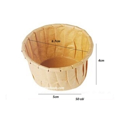 Cup giấy nướng muffin, cupcake (chén giấy) màu vàng  lốc 50 cái