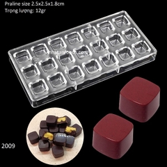 2009 - Khuôn socola bonbon hình vuông