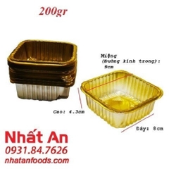 Khay trung thu thành cao 200gr Màu Vàng