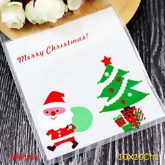 Túi dán Noel 10x10cm - 100 cái