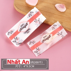 Túi kẹo nougat (4x9cm) - 200 cái - mẫu 6