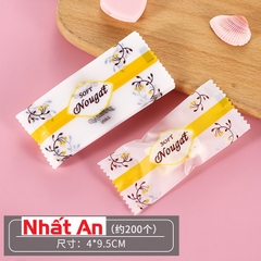 Túi kẹo nougat (4x9cm) - 200 cái - mẫu 9