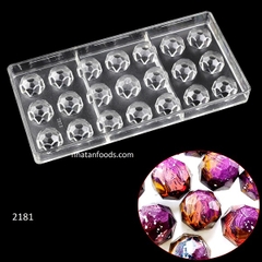 2181 - Khuôn socola bonbon hình quả banh / kim cương