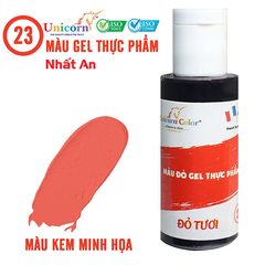 Màu gel thực phẩm Đỏ tươi 28gr Unicorn