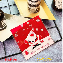 Túi dán Noel 10x10cm - 100 cái