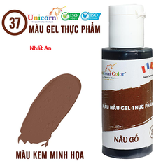 Màu gel thực phẩm Nâu gỗ 28gr Unicorn