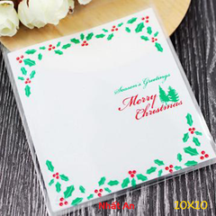 Túi dán Noel 10x10cm - 100 cái